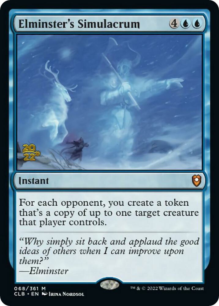 Elminsters Simulacrum 68s/108 (Prerelease Cards)  - Foil | Good Games Modbury