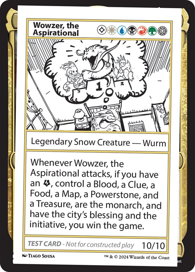 Wowzer, the Aspirational 604/390 (Mystery Booster 2 Playtest Cards)  | Good Games Modbury