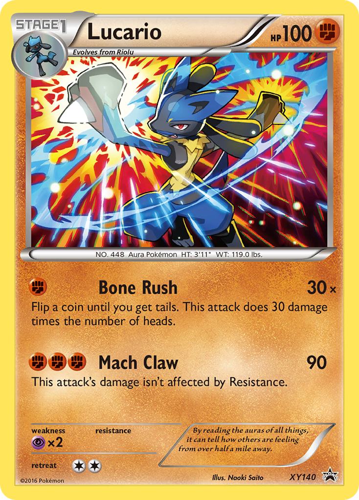 Lucario (XY140) [XY: Black Star Promos] | Good Games Modbury