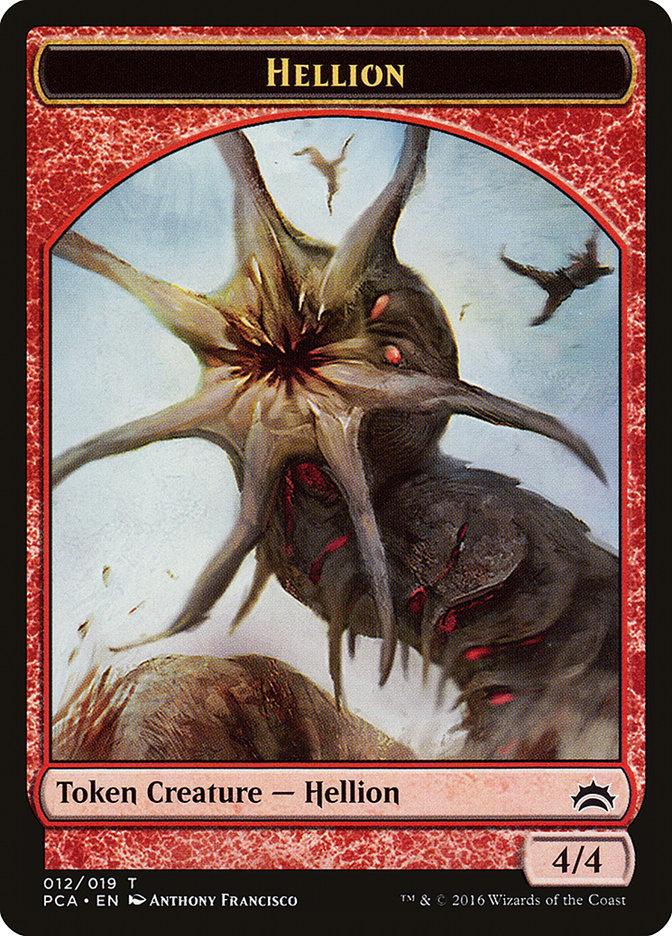 Hellion Token [Planechase Anthology Tokens] | Good Games Modbury