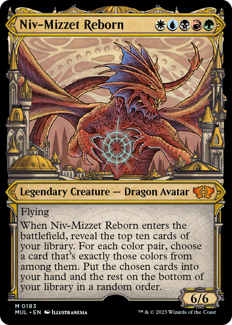 Niv-Mizzet Reborn (Halo Foil) [Multiverse Legends] | Good Games Modbury