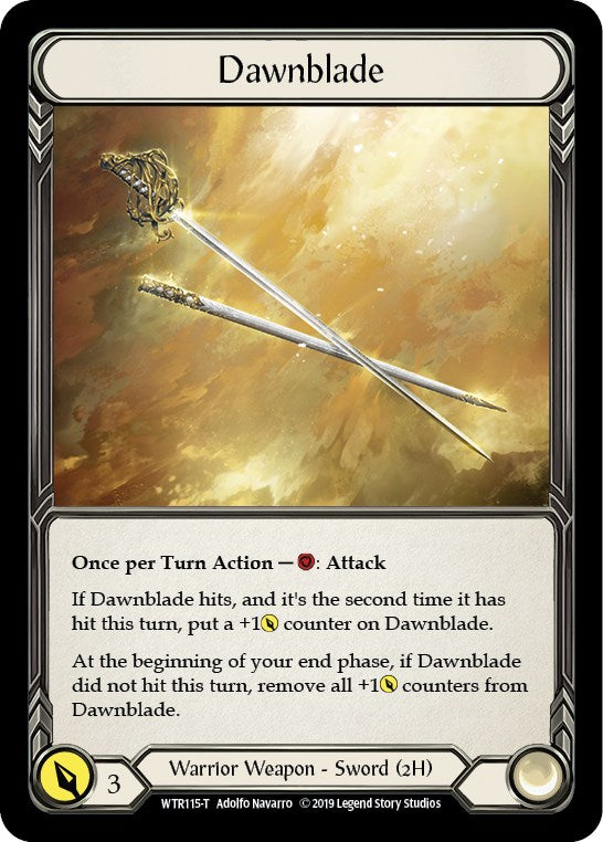 Dawnblade // Rhinar, Reckless Rampage [WTR115 // WTR001] (Welcome to Rathe Unlimited) | Good Games Modbury