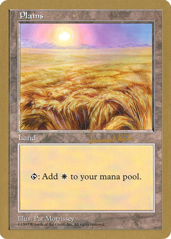Plains (jk432) (Janosch Kuhn) [World Championship Decks 1997] | Good Games Modbury