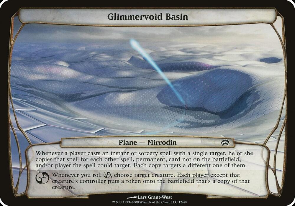 Glimmervoid Basin Planechase 12/40 (Oversize Cards)  | Good Games Modbury