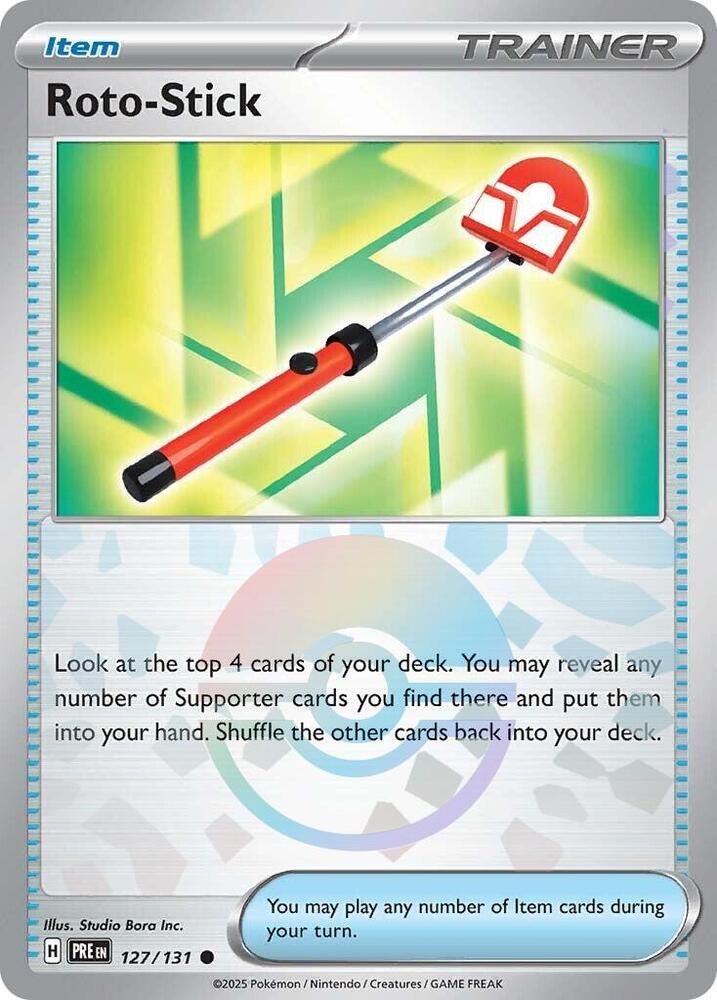 Roto-Stick (127/131) (Poke Ball Pattern) [Scarlet & Violet: Prismatic Evolutions] | Good Games Modbury