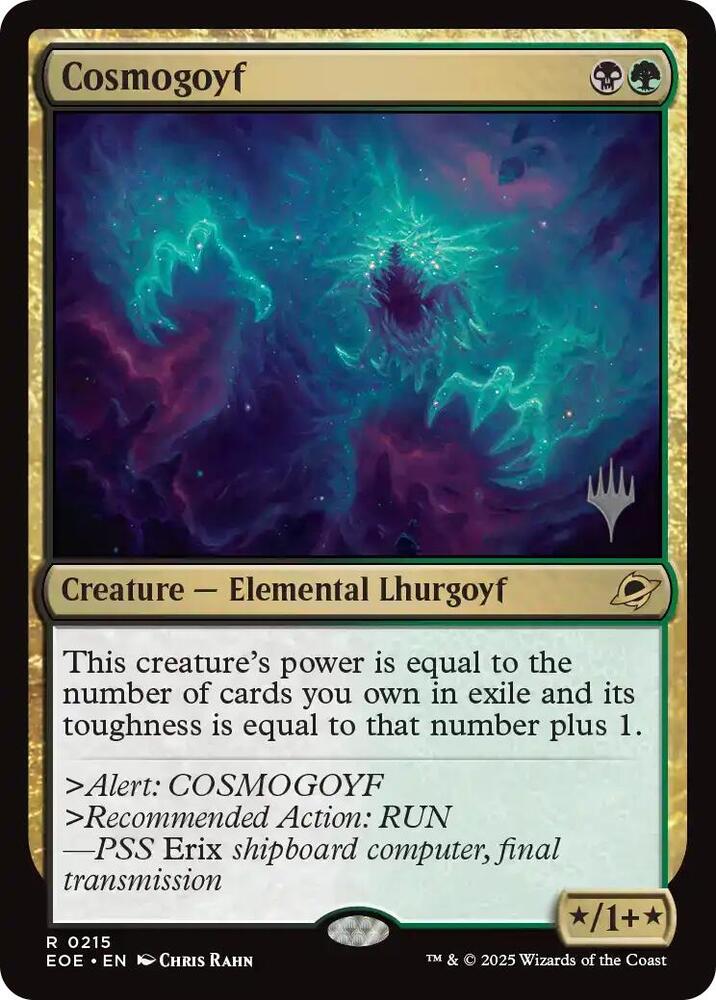 Cosmogoyf 215 (Promo Pack: Edge of Eternities)  - Foil | Good Games Modbury