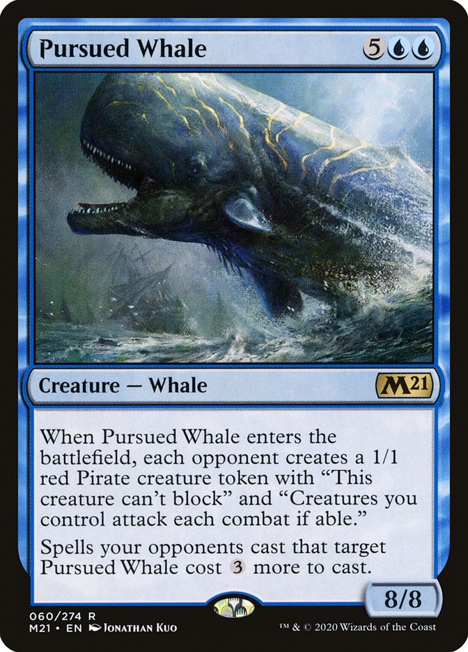 Pursued Whale [Core Set 2021] | Good Games Modbury