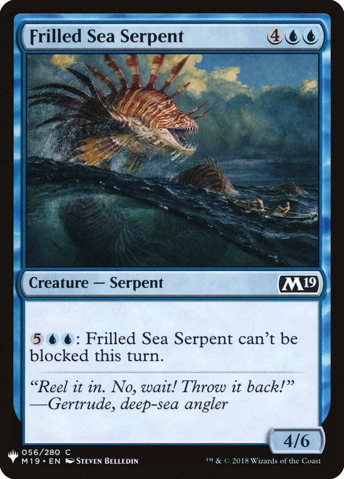 Frilled Sea Serpent [Mystery Booster] | Good Games Modbury
