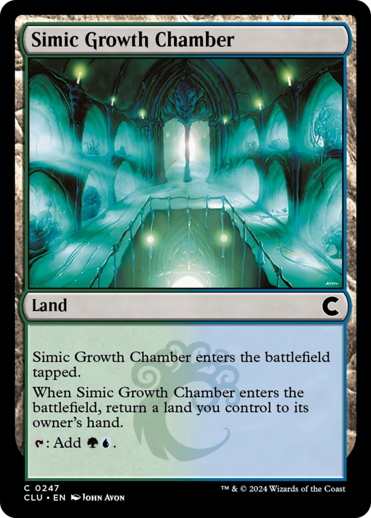 Simic Growth Chamber [Ravnica: Clue Edition] | Good Games Modbury