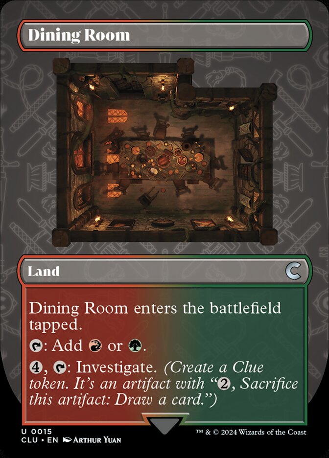 Dining Room 15/284 (Ravnica: Clue Edition)  - Borderless | Good Games Modbury
