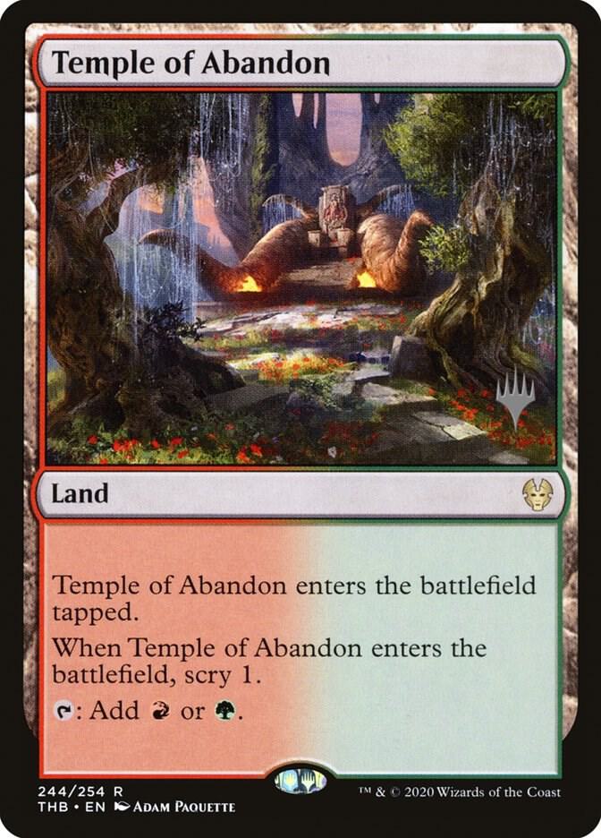 Temple of Abandon 244 (Promo Pack: Theros Beyond Death)  - Foil | Good Games Modbury
