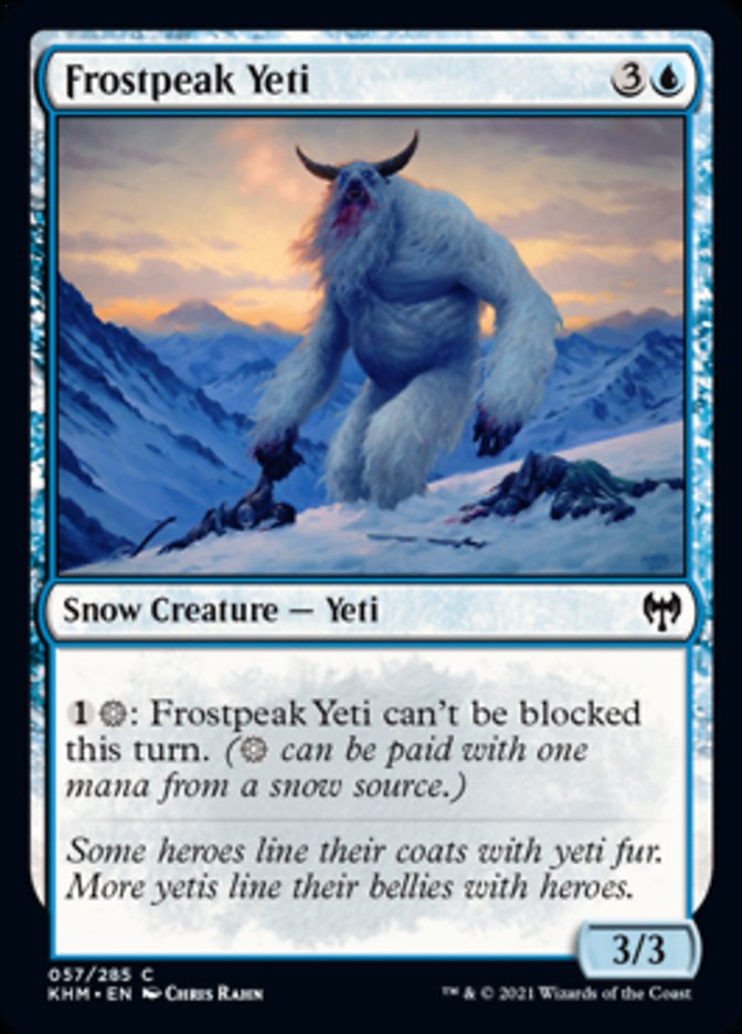 Frostpeak Yeti [Kaldheim] | Good Games Modbury