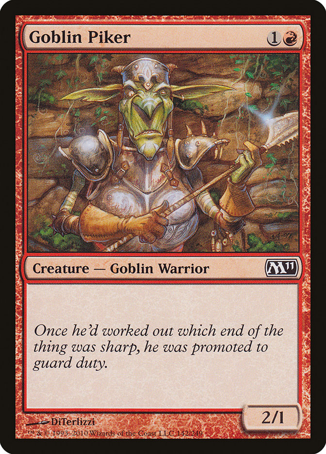 Goblin Piker [Magic 2011] | Good Games Modbury