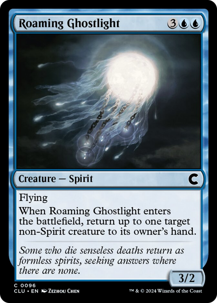 Roaming Ghostlight [Ravnica: Clue Edition] | Good Games Modbury