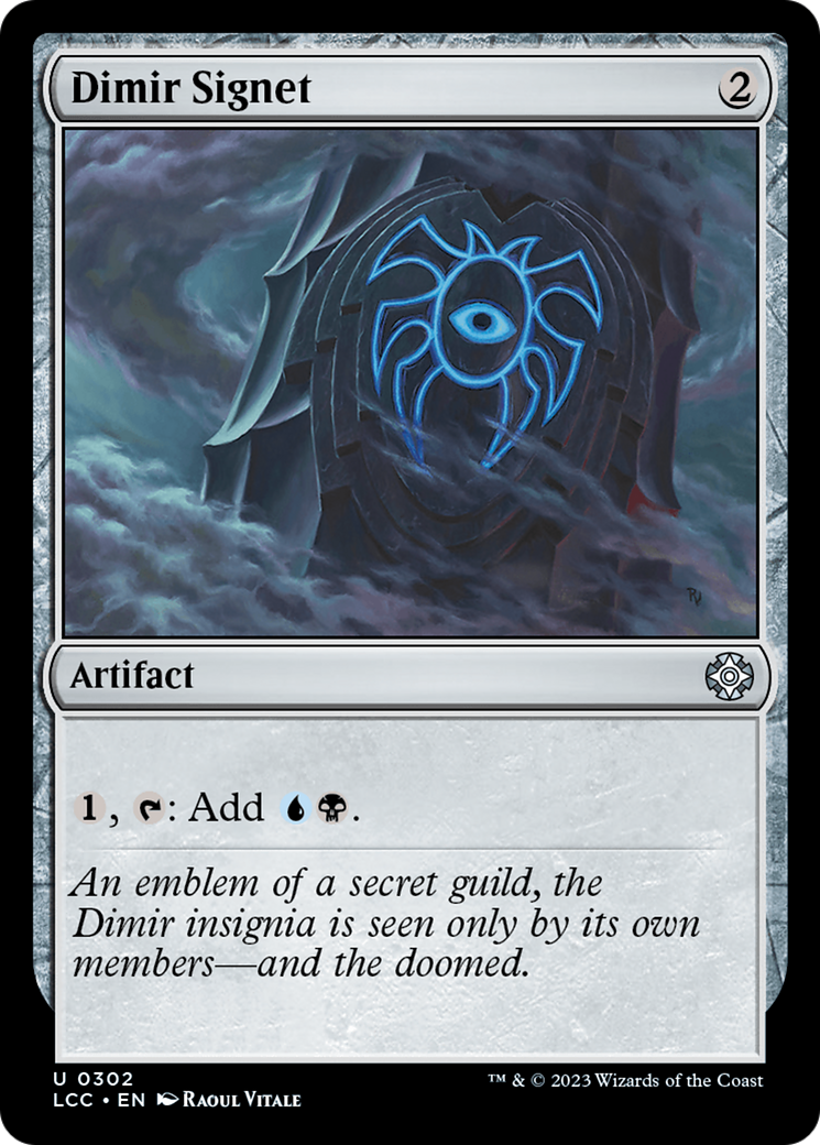 Dimir Signet [The Lost Caverns of Ixalan Commander] | Good Games Modbury