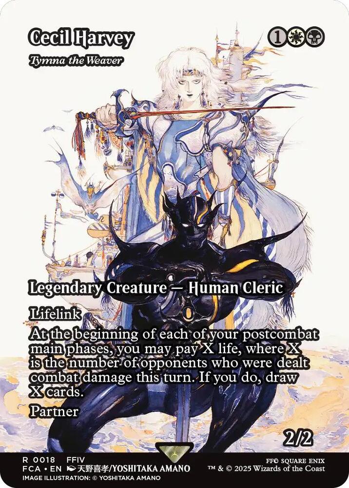 Cecil Harvey - Tymna the Weaver 18/64 (FINAL FANTASY: Through the Ages)  - Showcase Foil | Good Games Modbury