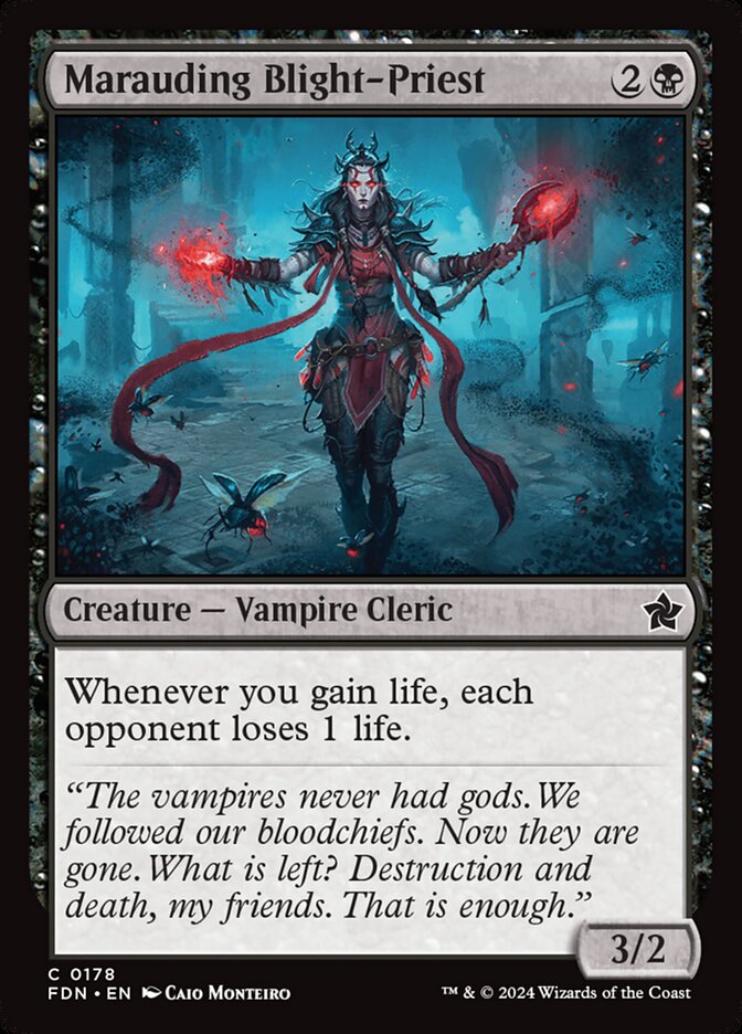 Marauding Blight-Priest 178/291 (Foundations)  - Foil | Good Games Modbury