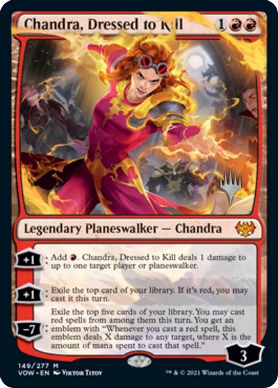 Chandra, Dressed to Kill (Promo Pack) [Innistrad: Crimson Vow Promos] | Good Games Modbury