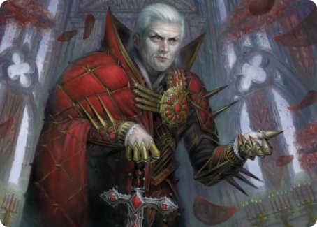 Edgar, Charmed Groom 1 Art Card [Innistrad: Crimson Vow Art Series] | Good Games Modbury
