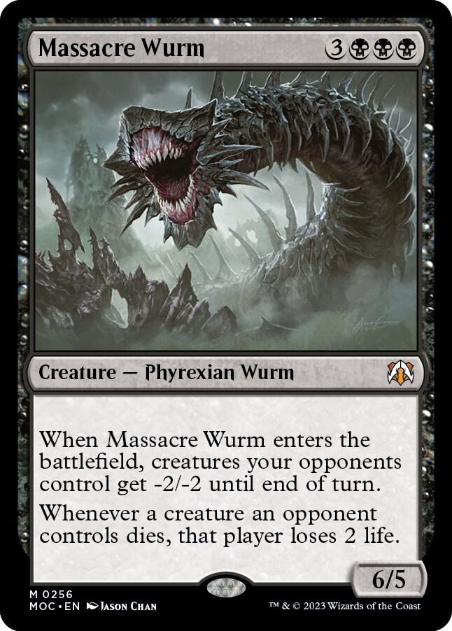 Massacre Wurm 256/444 (Commander: March of the Machine)  | Good Games Modbury