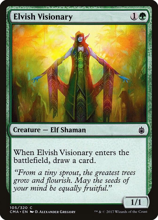 Elvish Visionary 105/320 (Commander Anthology)  | Good Games Modbury