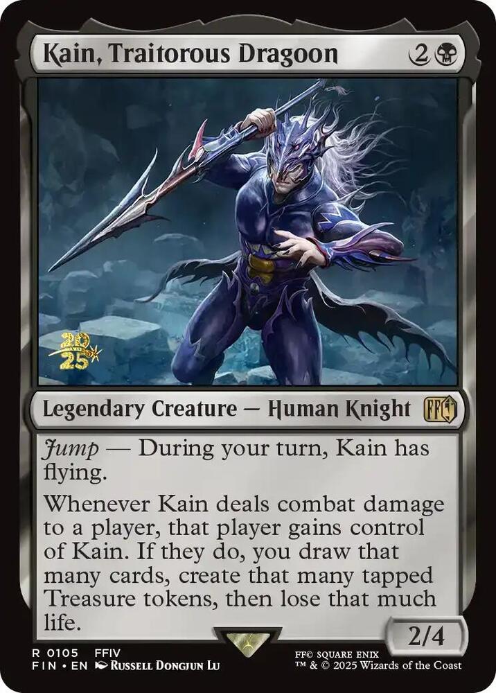 Kain Traitorous Dragoon 105s/116 (Prerelease Cards)  - Foil | Good Games Modbury