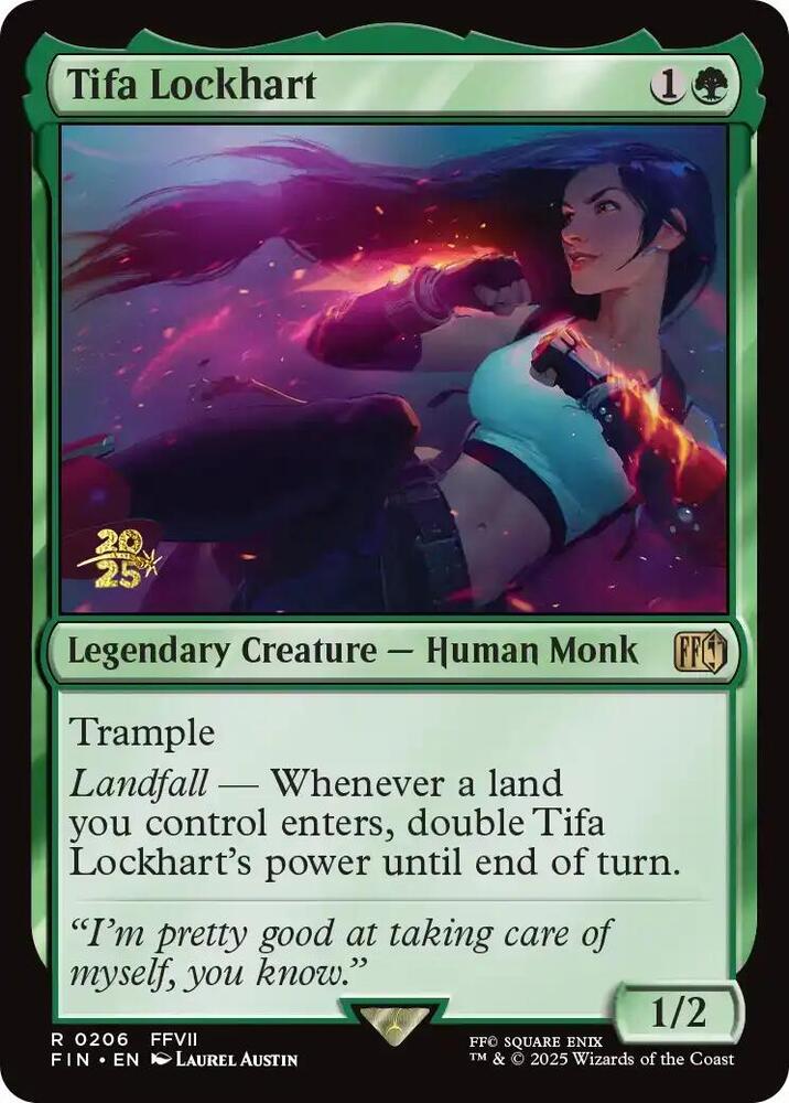 Tifa Lockhart 206s/116 (Prerelease Cards)  - Foil | Good Games Modbury