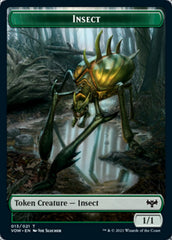 Insect // Boar Double-Sided Token [Innistrad: Crimson Vow Tokens] | Good Games Modbury