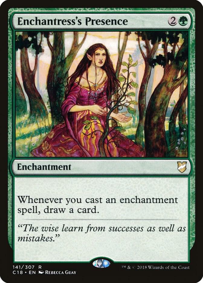 Enchantress's Presence 141/307 (Commander 2018)  | Good Games Modbury