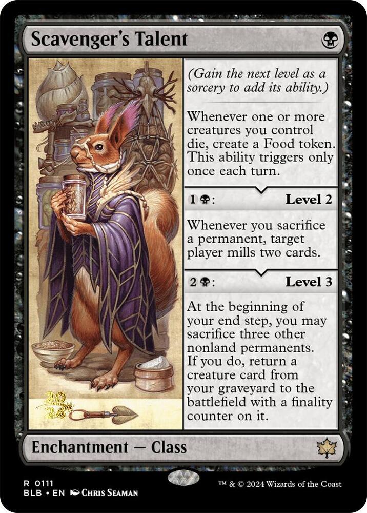 Scavengers Talent 111s/160 (Prerelease Cards)  - Foil | Good Games Modbury