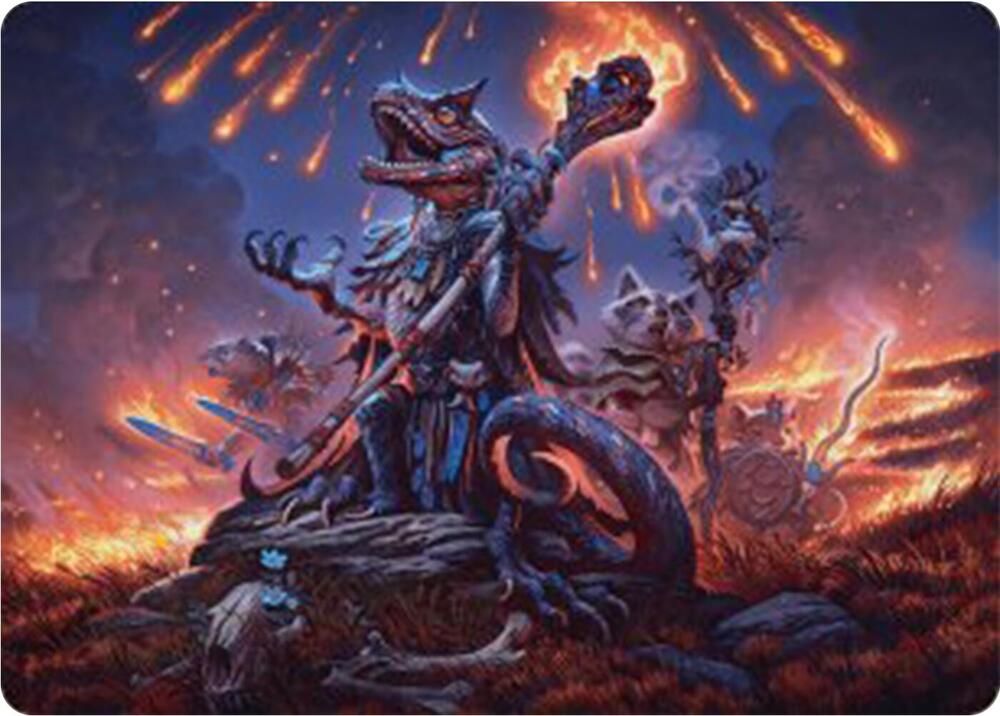 Valley Flamecaller Art Card 21 (Art Series: Bloomburrow)  | Good Games Modbury