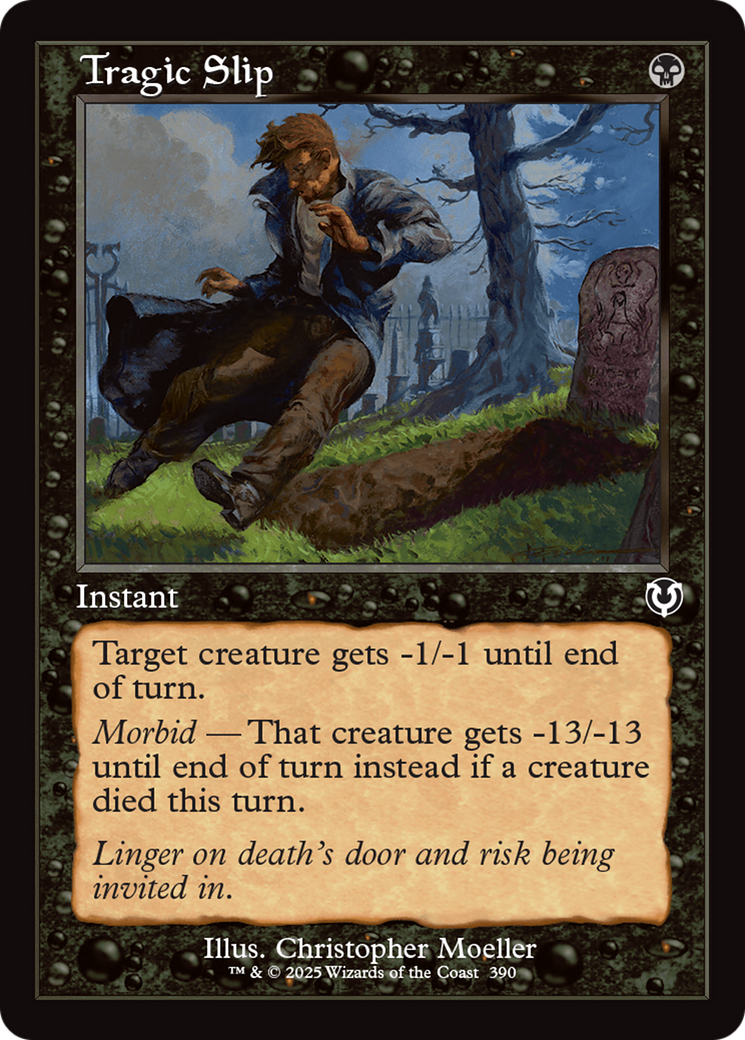 Tragic Slip (Retro Frame) [Innistrad Remastered] | Good Games Modbury
