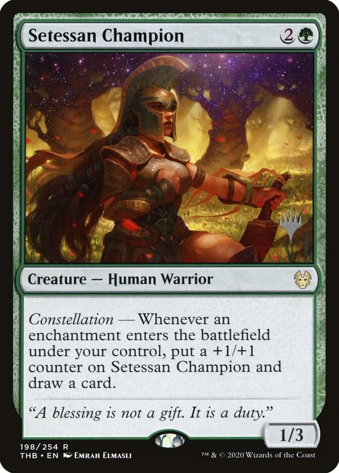 Setessan Champion 198p/137 (Promo Pack: Theros Beyond Death)  - Foil | Good Games Modbury