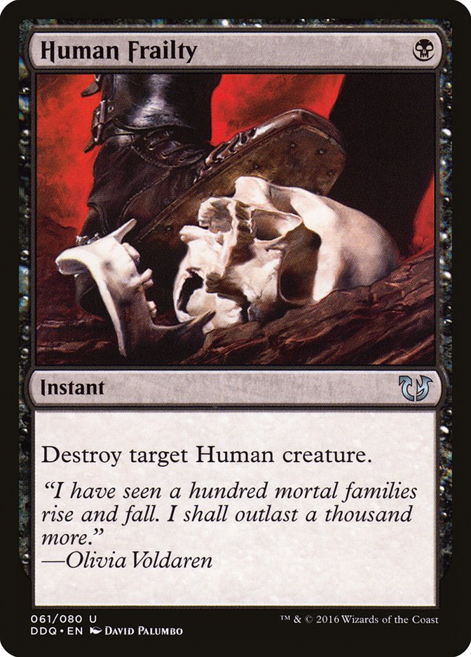 Human Frailty 61/80 (Duel Decks: Blessed vs. Cursed)  | Good Games Modbury