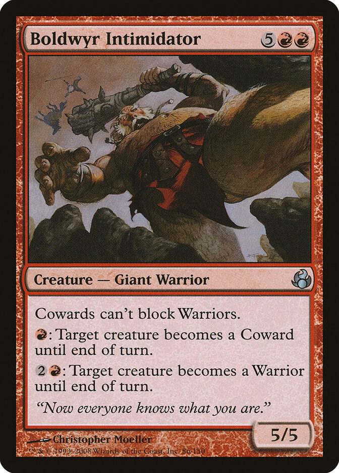 Boldwyr Intimidator 86/150 (Morningtide)  - Foil | Good Games Modbury