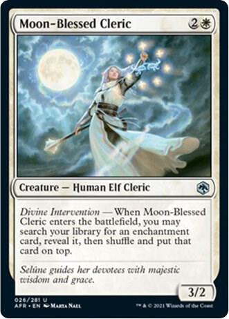 Moon Blessed Cleric 26/281 (Adventures in the Forgotten Realms)  | Good Games Modbury