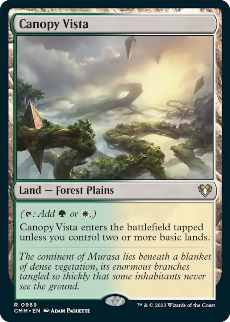 Canopy Vista [Commander Masters] | Good Games Modbury