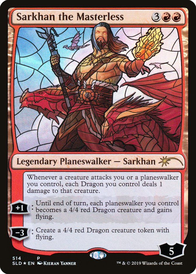 Sarkhan the Masterless (Stained Glass) [Secret Lair Drop Promos] | Good Games Modbury