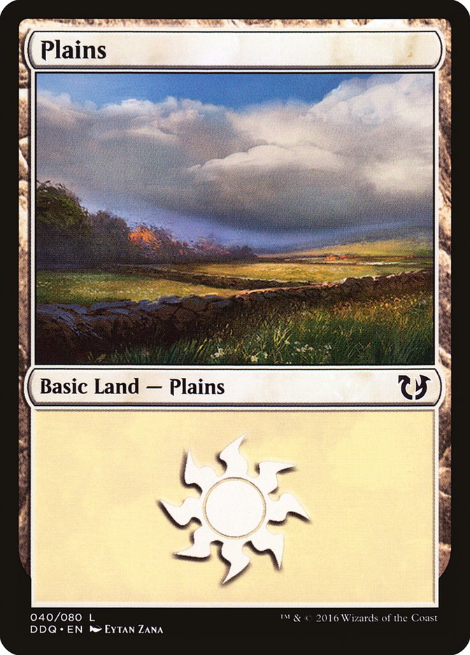 Plains (40) [Duel Decks: Blessed vs. Cursed] | Good Games Modbury