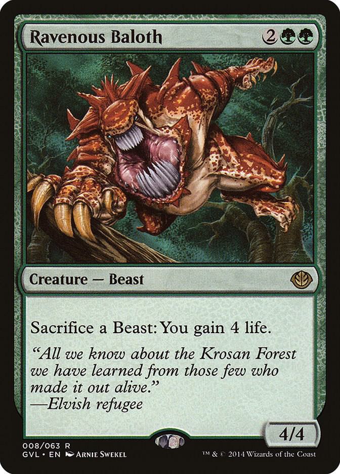Ravenous Baloth 8/63 (Duel Decks: Anthology)  | Good Games Modbury