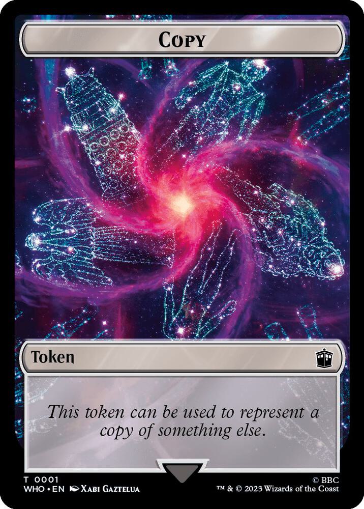 Copy Treasure 0029 Double Sided Token 1 // 29 (Universes Beyond: Doctor Who)  - Foil | Good Games Modbury