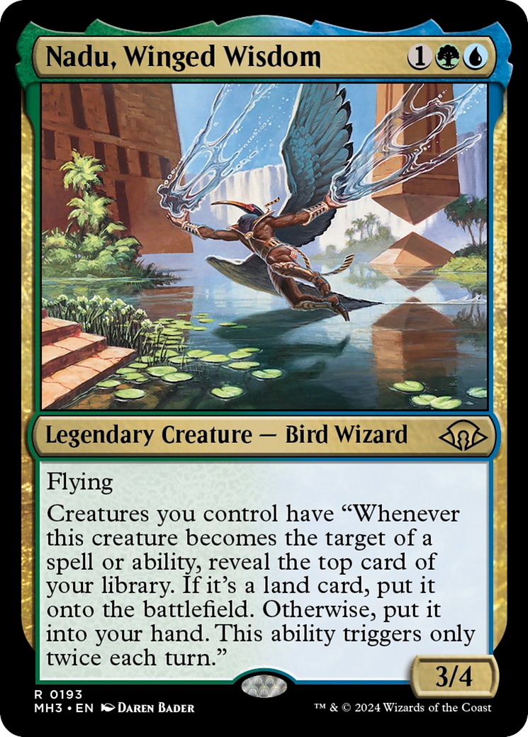 Nadu, Winged Wisdom [Modern Horizons 3] | Good Games Modbury