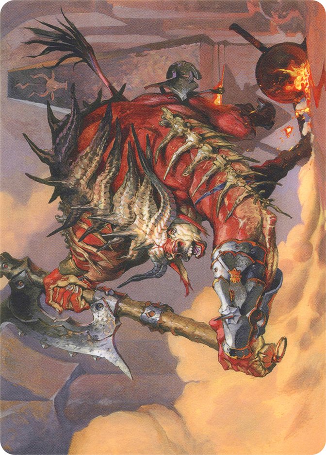 Spinehorn Minotaur // Spinehorn Minotaur [Modern Horizons Art Series] | Good Games Modbury
