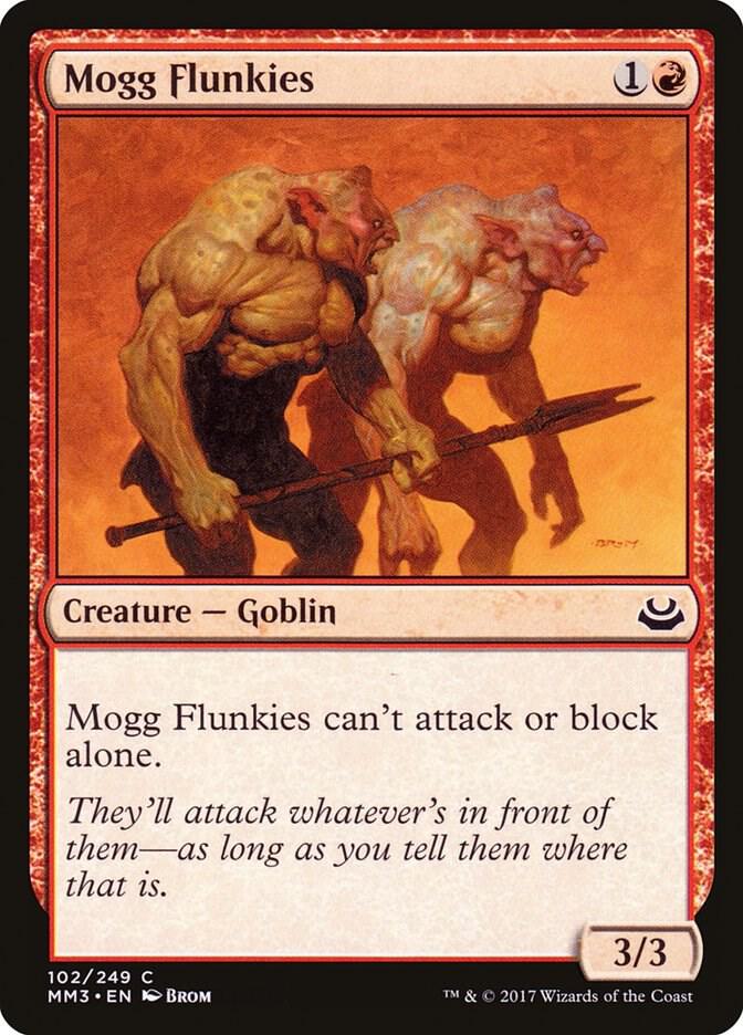 Mogg Flunkies 102/249 (Modern Masters 2017)  - Foil | Good Games Modbury