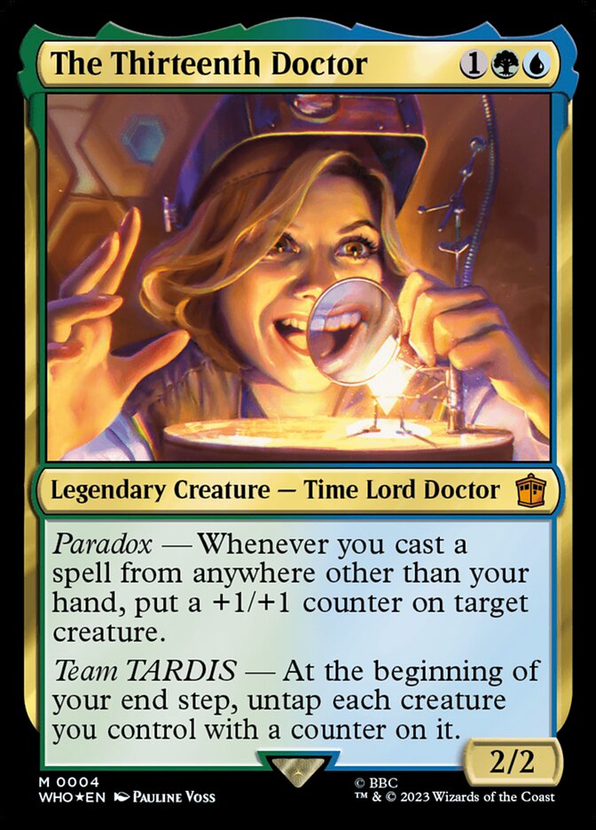 The Thirteenth Doctor 4 (Universes Beyond: Doctor Who)  - Foil | Good Games Modbury