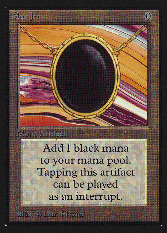 Mox Jet (Black Stone) [International Collectors' Edition] | Good Games Modbury