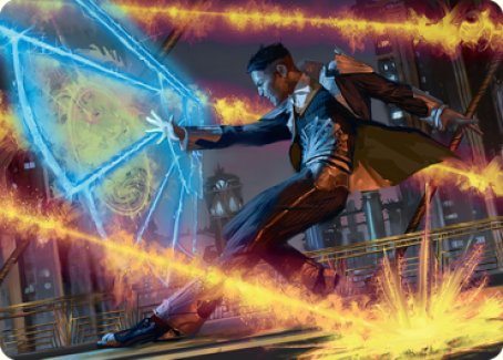 Wingshield Agent Art Card [Streets of New Capenna Art Series] | Good Games Modbury