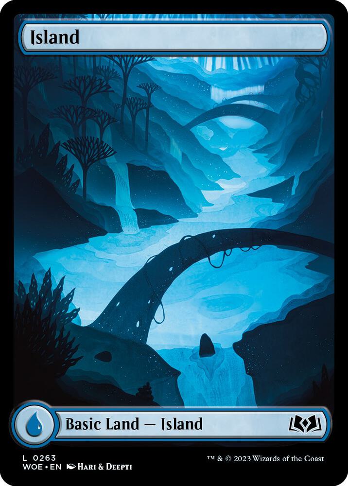 Island 263/276 (Wilds of Eldraine)  - Full Art | Good Games Modbury