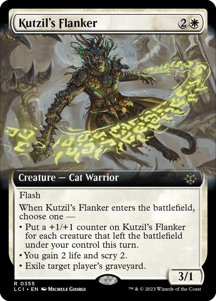 Kutzil's Flanker 355/291 (The Lost Caverns of Ixalan)  - Extended Art Foil | Good Games Modbury