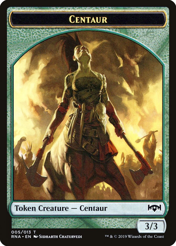 Centaur Token [Ravnica Allegiance Tokens] | Good Games Modbury